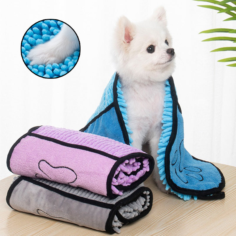 Fast-Dry Pet Grooming Towel